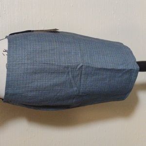 🆕 Shah Riaz Gray tweed 100% wool career work business casual pencil Skirt_6